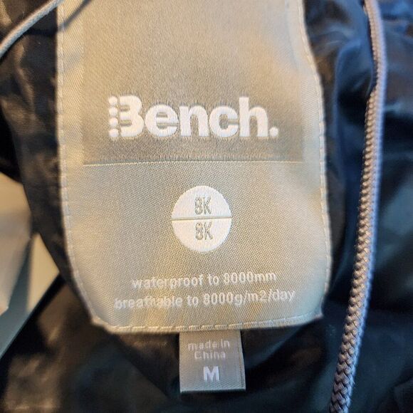 Bench Camouflage Water Proof Logo Jacket With Liner Men's NWT - Picture 9 of 9
